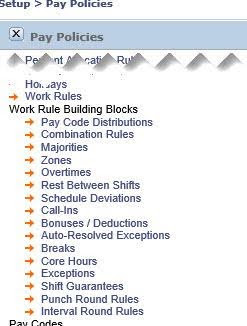 work rule building blocks kronos